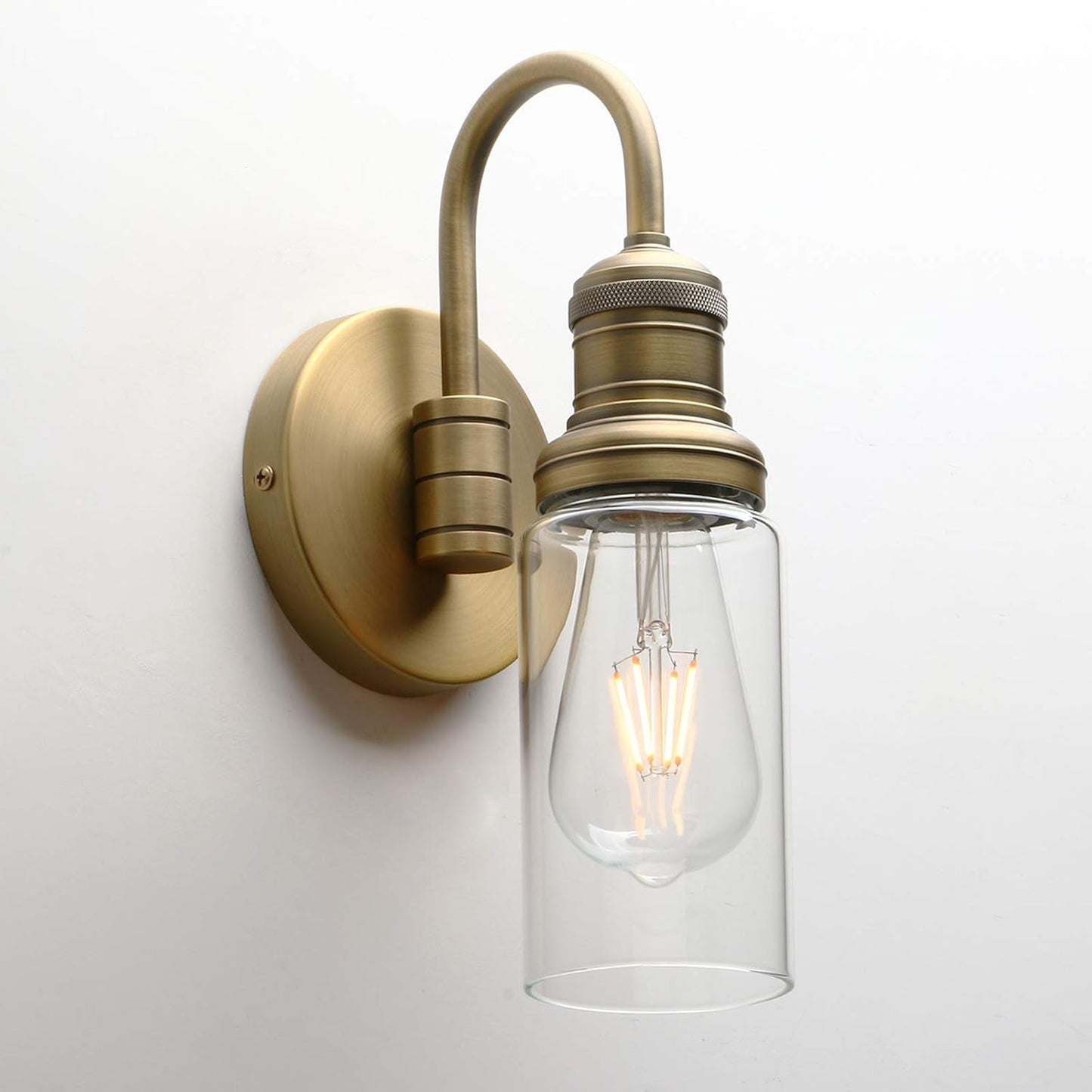Vintage Gooseneck Wall Mount Single Sconce  (Online Exclusive)