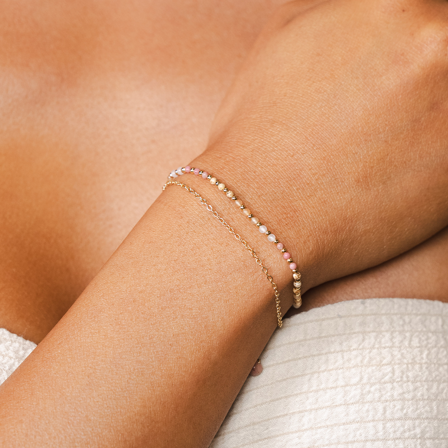 Growth & Inspiration 2mm Layered Healing Bracelet