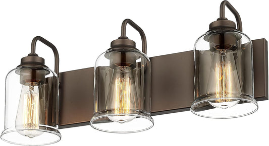 Farmhouse Glass Bathroom Vanity Light Fixture (Online Exclusive)