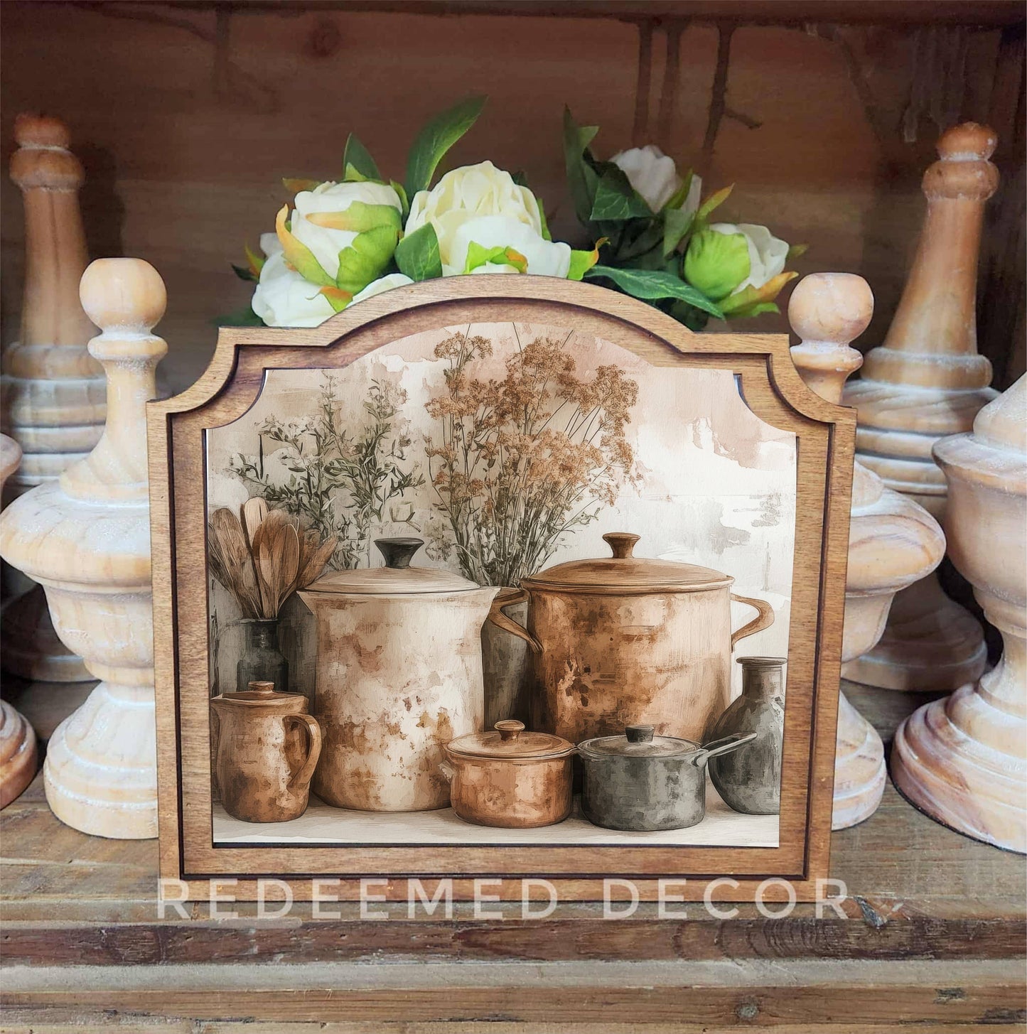Provincial Copper Pots Framed Art