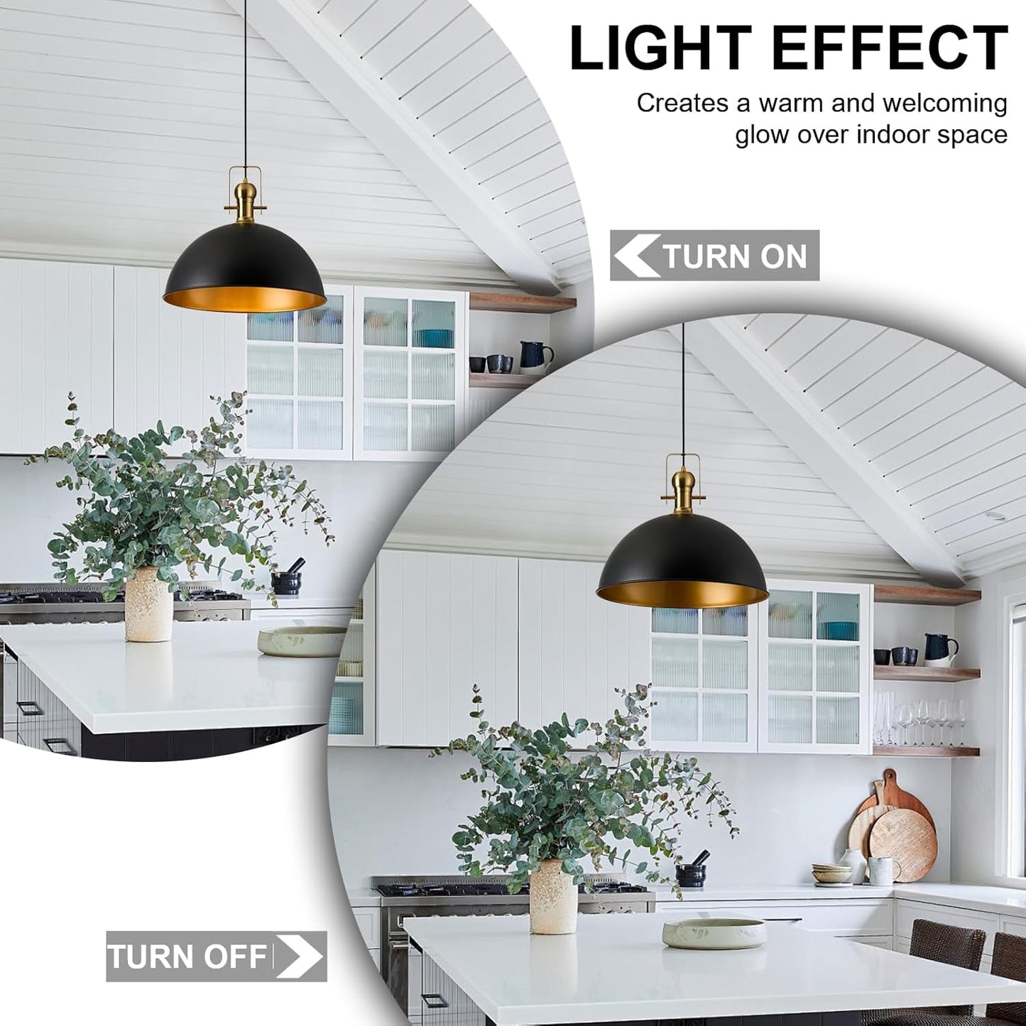 12 Inch Farmhouse Dome Pendant Lights  (Online Exclusive)