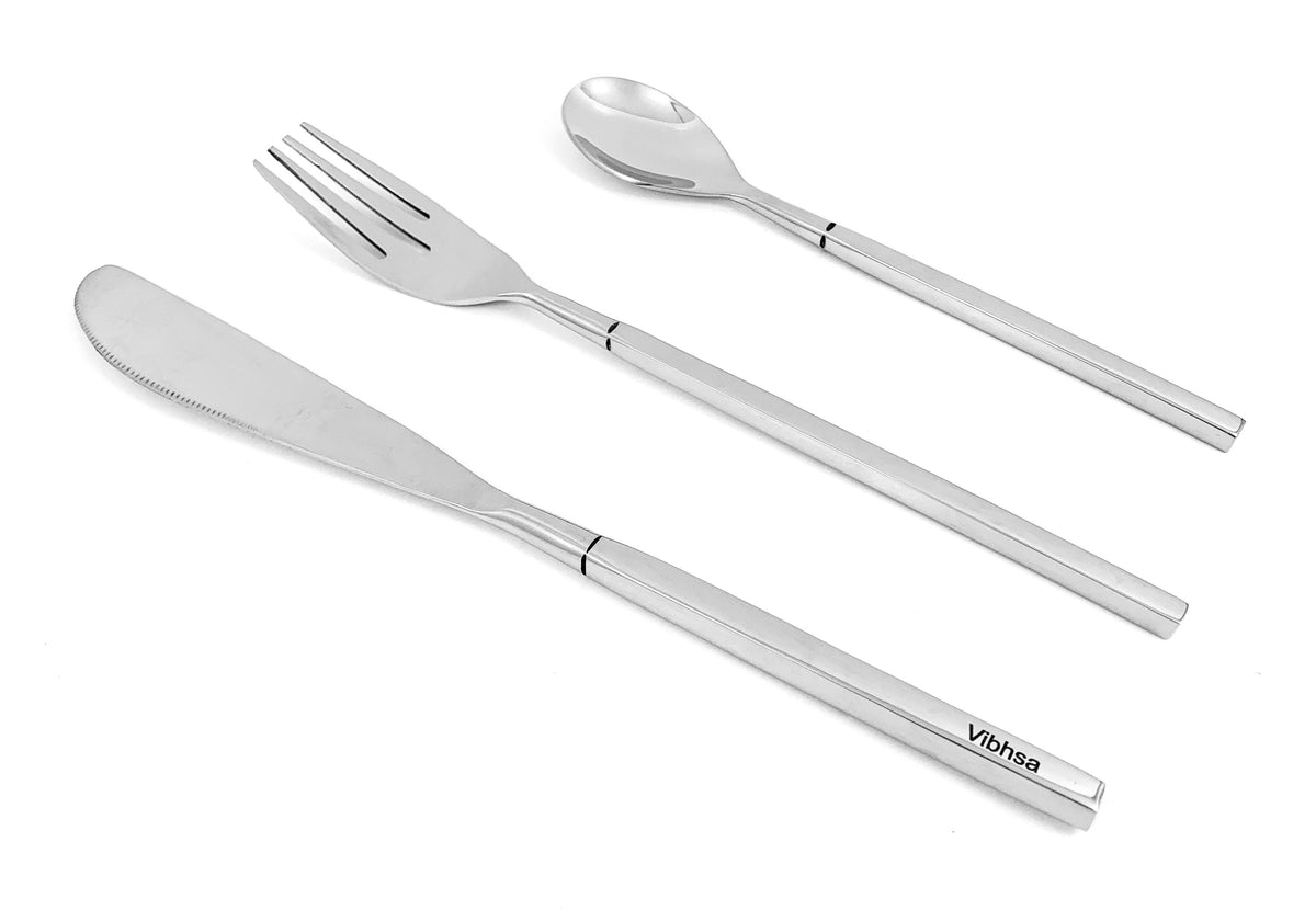 Vibhsa 36-PC Flatware Set (Dinner Knife, Dinner Fork, Dessert Spoon) (Online Exclusive)