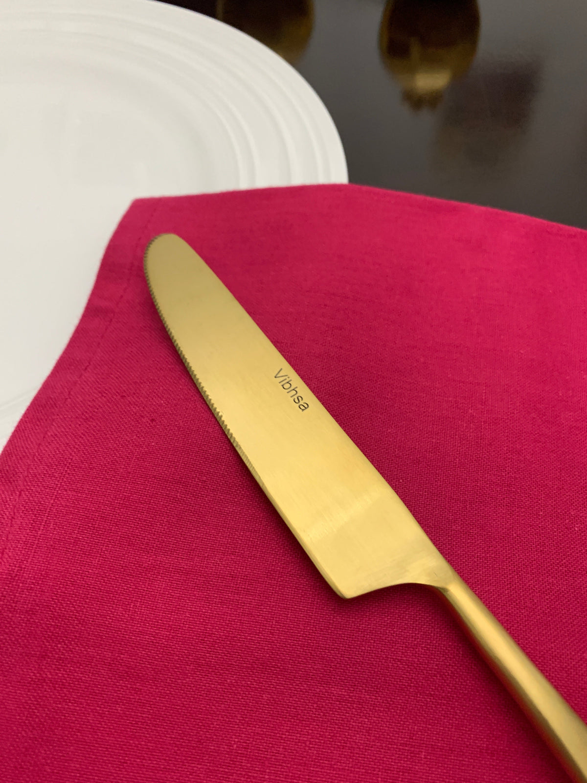 Flatware set of 20 Pieces Golden Stainless Taj Look (Online Exclusive)