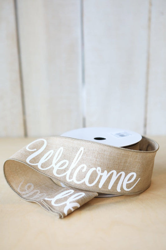 Flax Color Welcome Ribbon (Online exclusive)