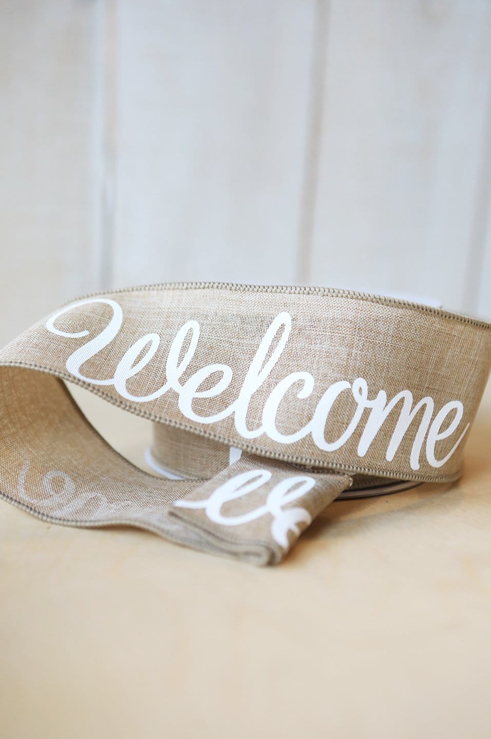 Flax Color Welcome Ribbon (Online exclusive)