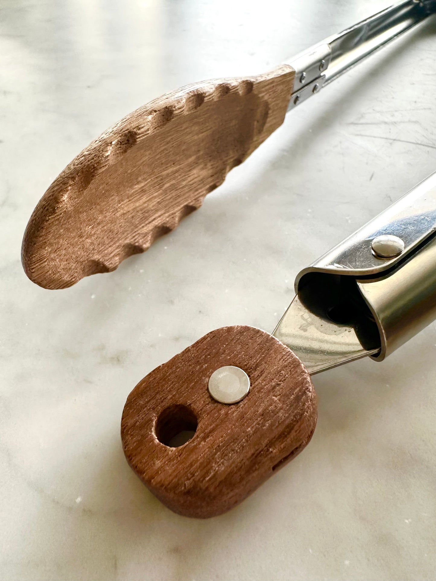 Acacia Wood Tongs, Set of 2  (Online Exclusive)