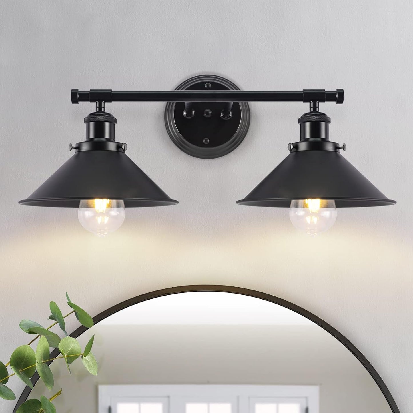 2-3 Matte Black Wall Sconce  (Online Exclusive)