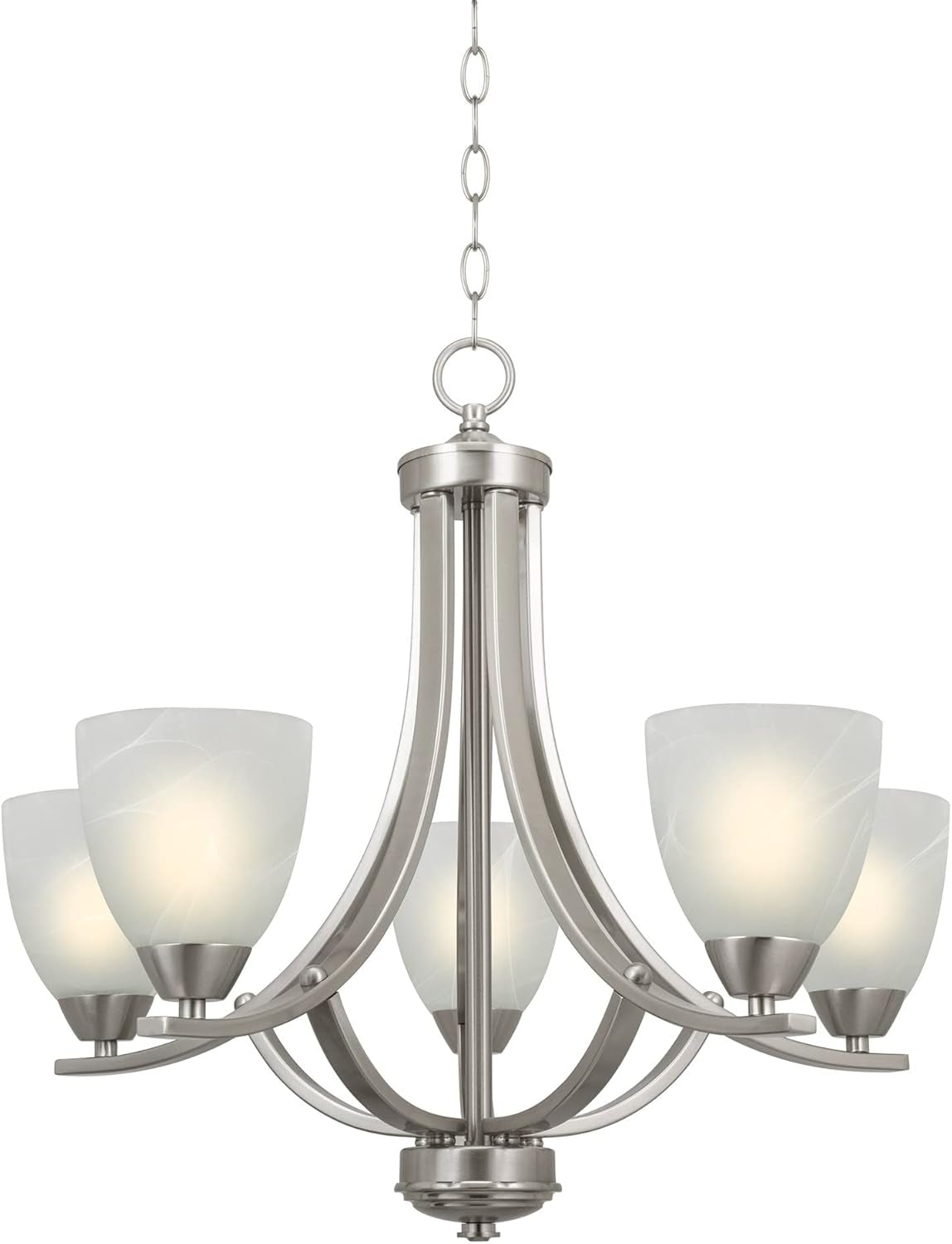 Contemporary 5-Light Large Chandelier  (Online Exclusive)