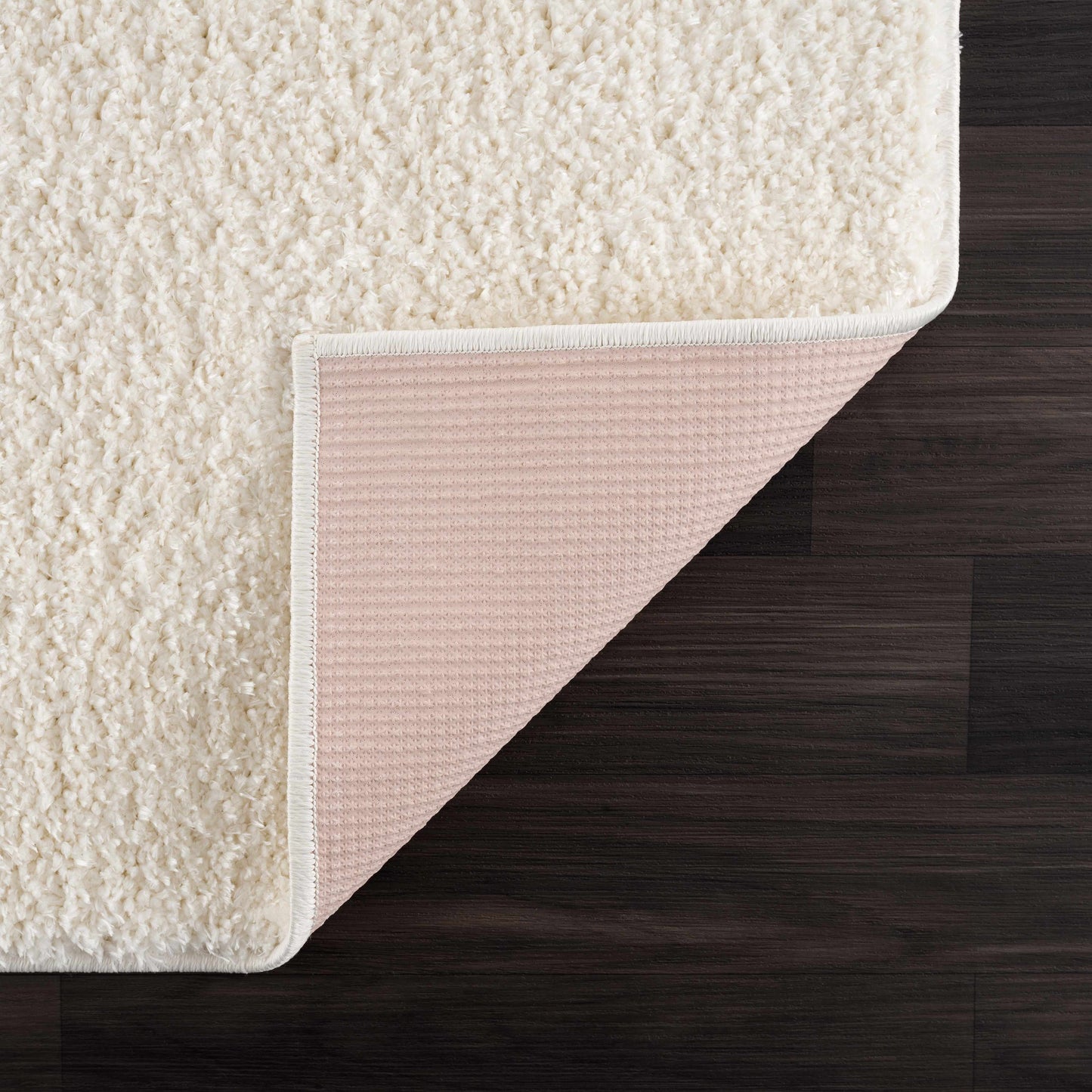 Judy White Washable Area Rug  (online exclusive