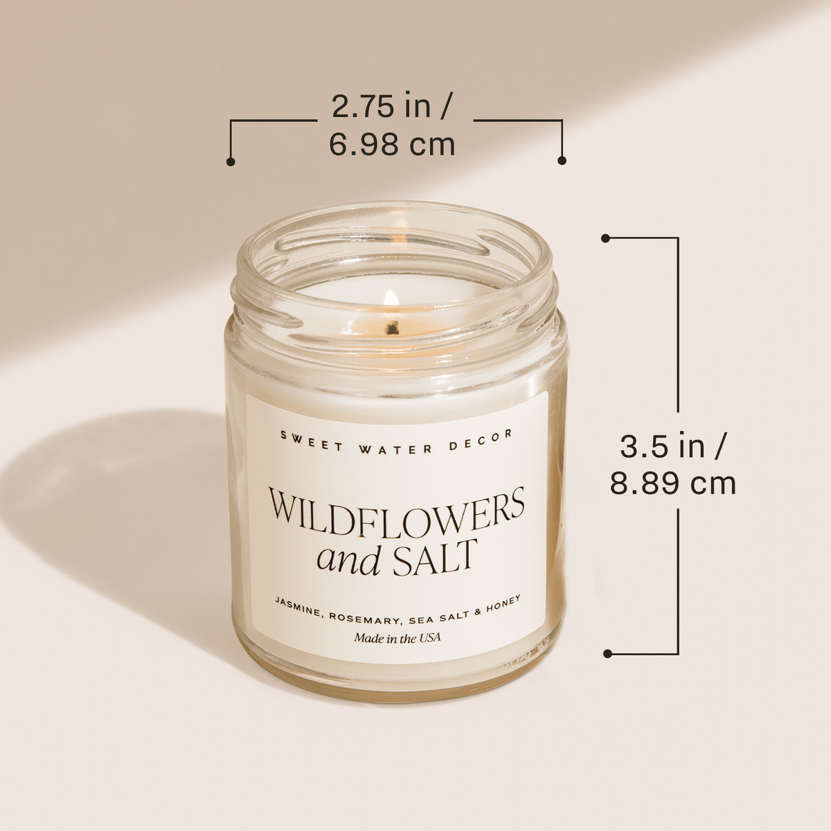 Santa's Workshop Soy Candle - 9 oz Clear Jar (Merry and Bright)  (Online Exclusive