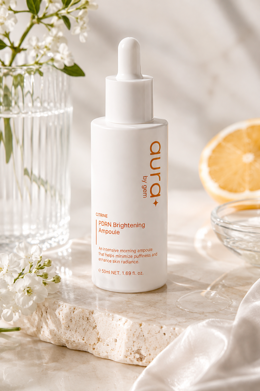 Aura by Gem Citrine PDRN Brightening Ampoule