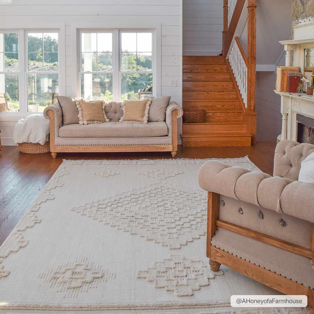 Rosales High-Low Rustic Rug  (online exclusive