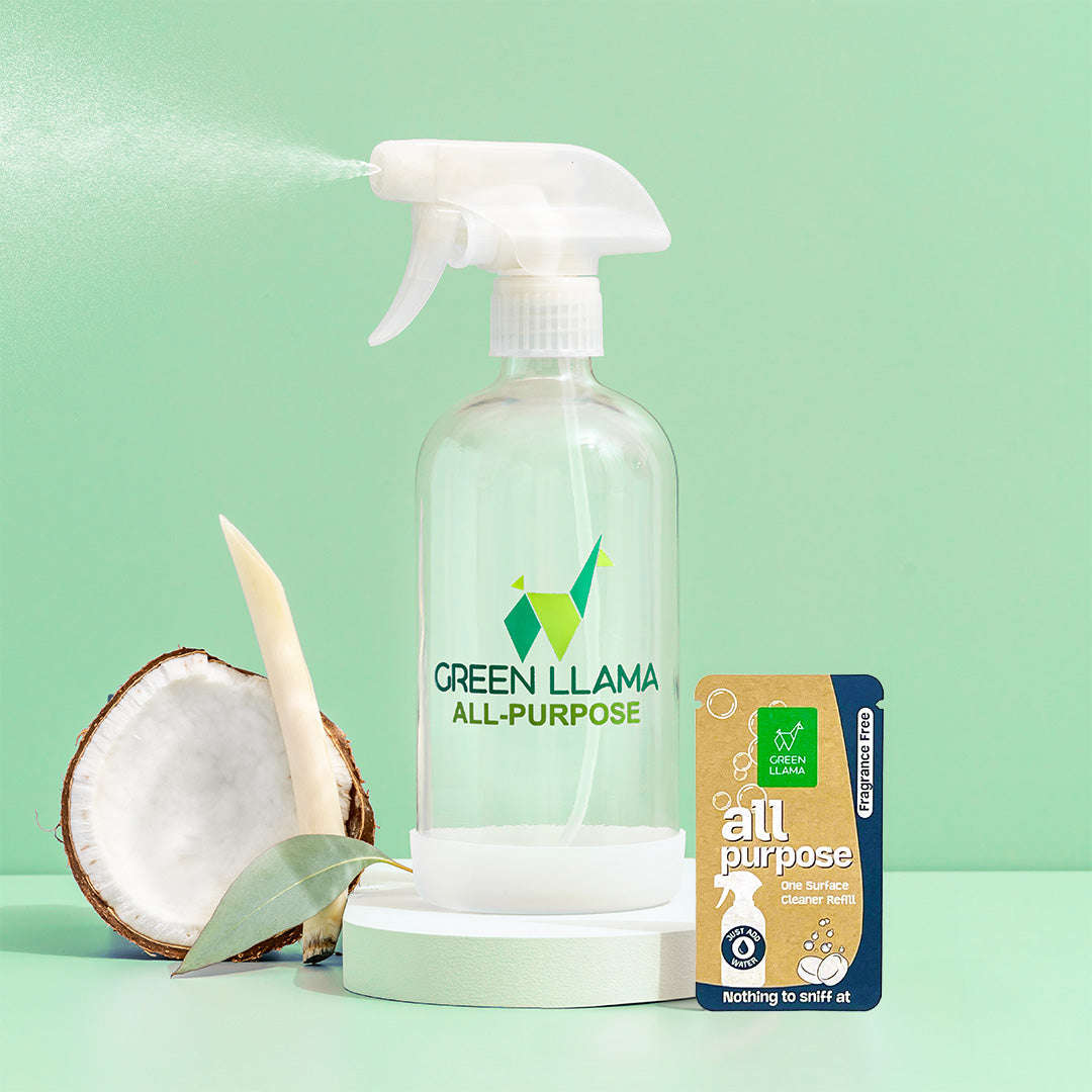 All-Purpose Spray Glass Bottle Cleaning Kit -  (Online Exclusive) Fragrance Free