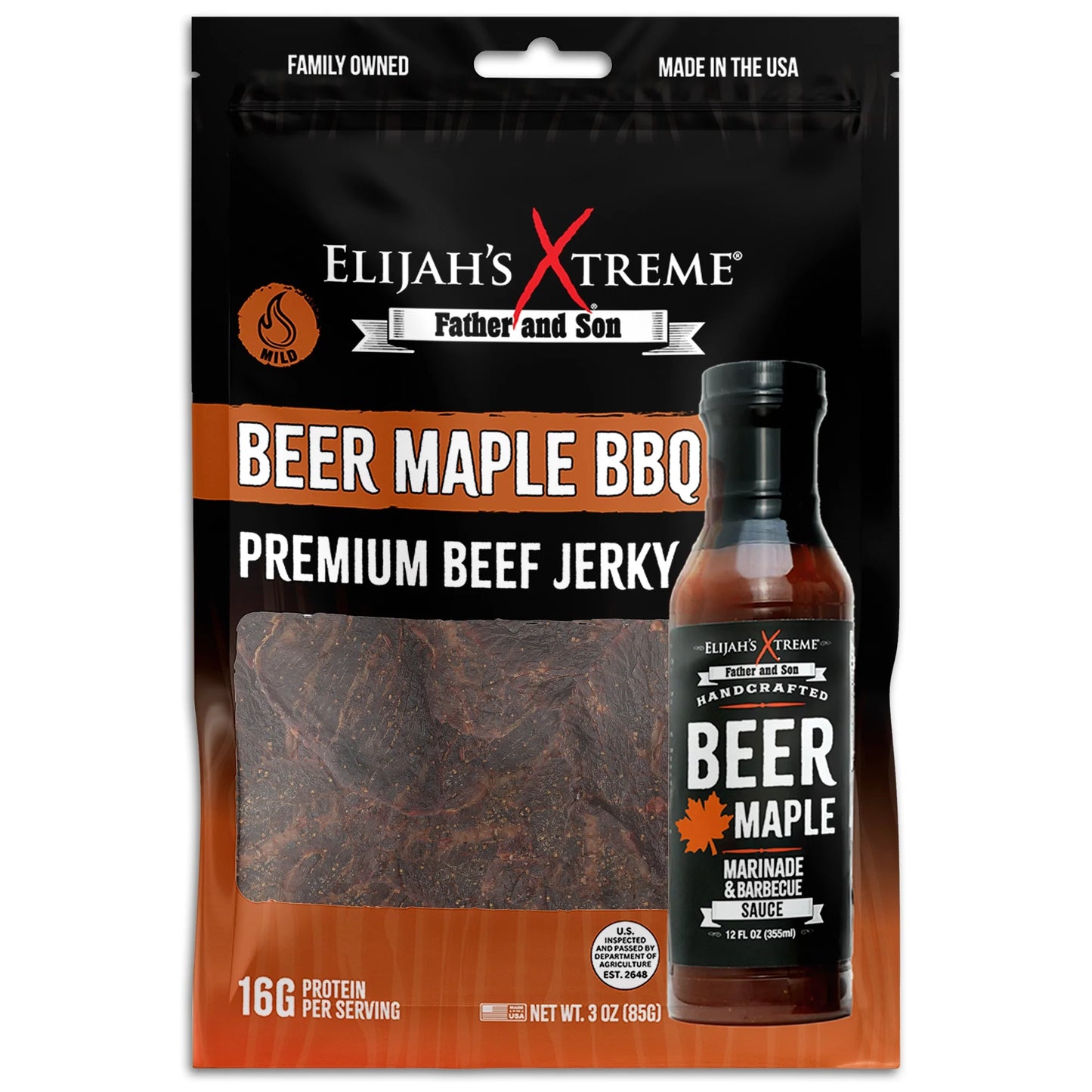 Beer Maple BBQ Beef Jerky (Online Exclusive)