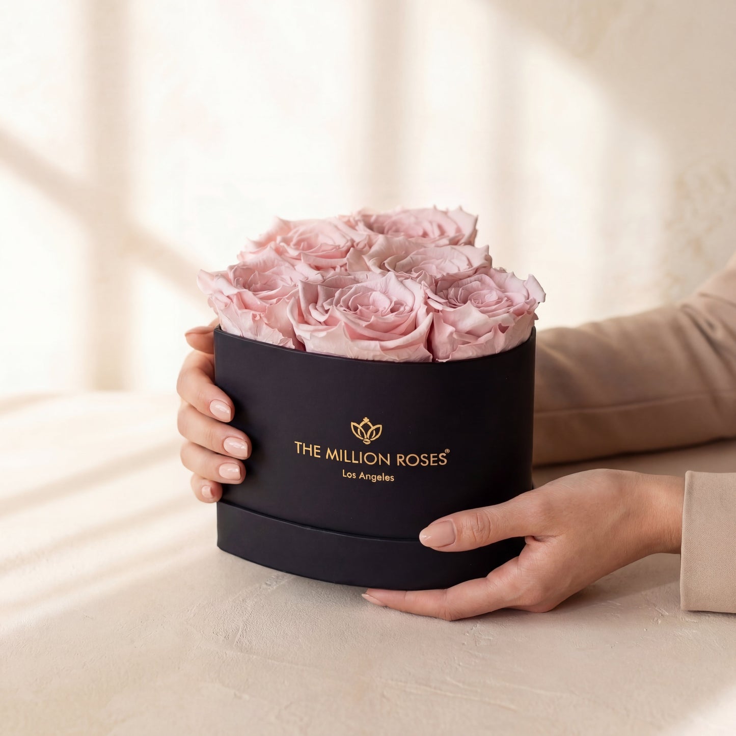 Baby Heart Black Box | Light Pink Roses  (Online Exclusive)