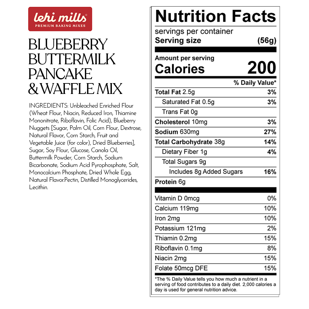 Blueberry Buttermilk Pancake & Waffle Mix (Online Exclusive)