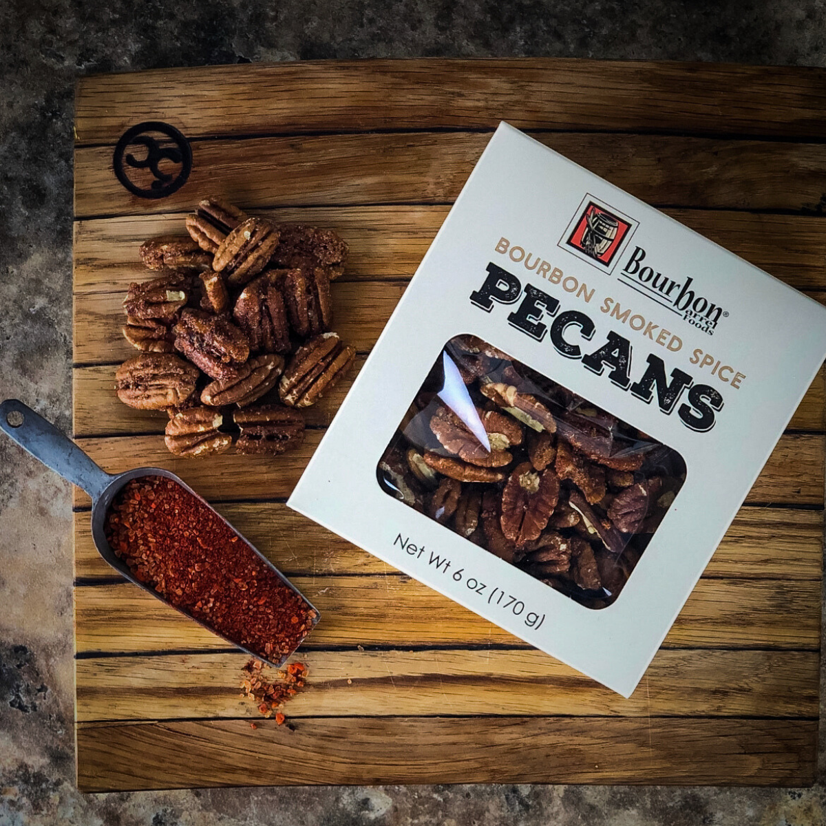 Bourbon Barrel Foods Bourbon Smoked Pecans (Online Exclusive)