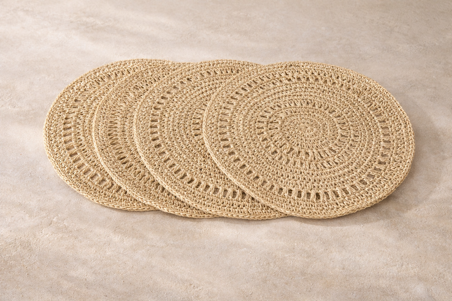 Malibu Natural Jute Placemats - 15" (Online Exclusive)
