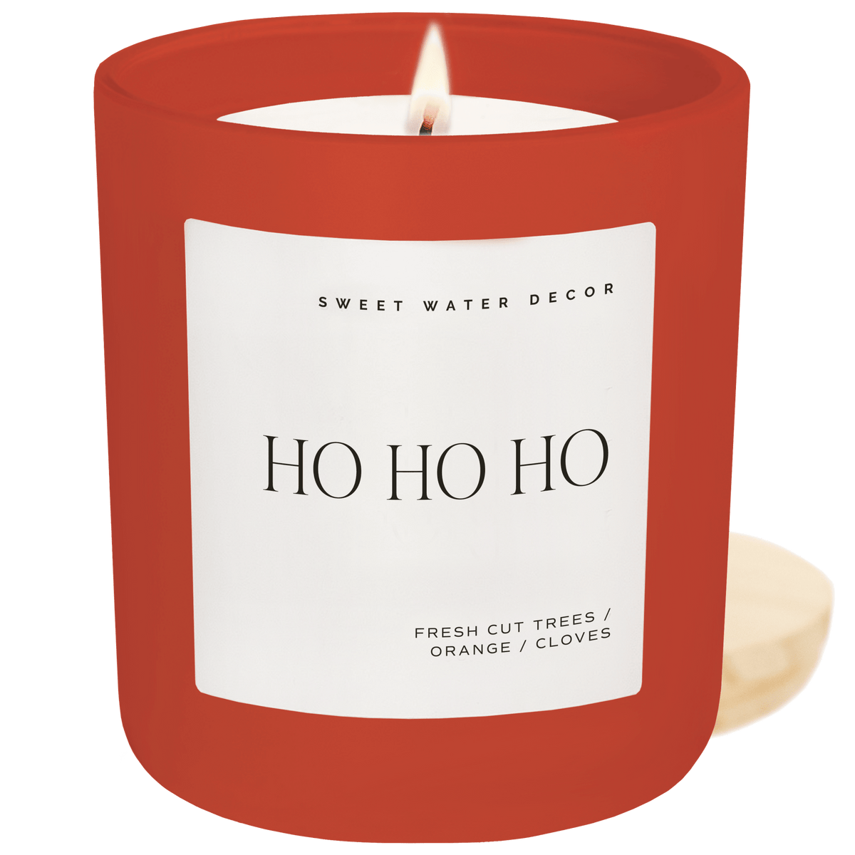 Ho Ho Ho Soy Candle - Red Matte Jar - 15 oz (Christmas)  (Online Exclusive