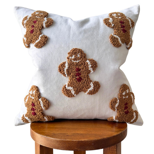 Mini Gingerbread Pillow Cover  (Online Exclusive)