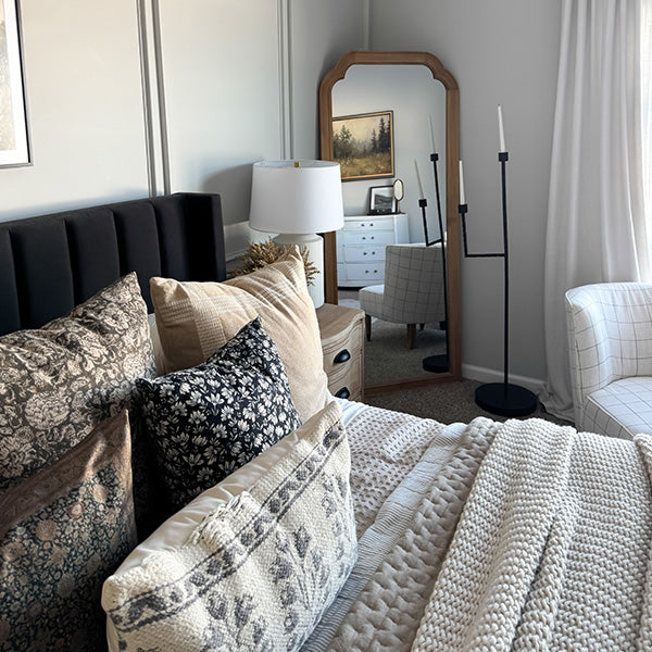 50 Inch Black Iron Floor Candelabra (Online Exclusive)