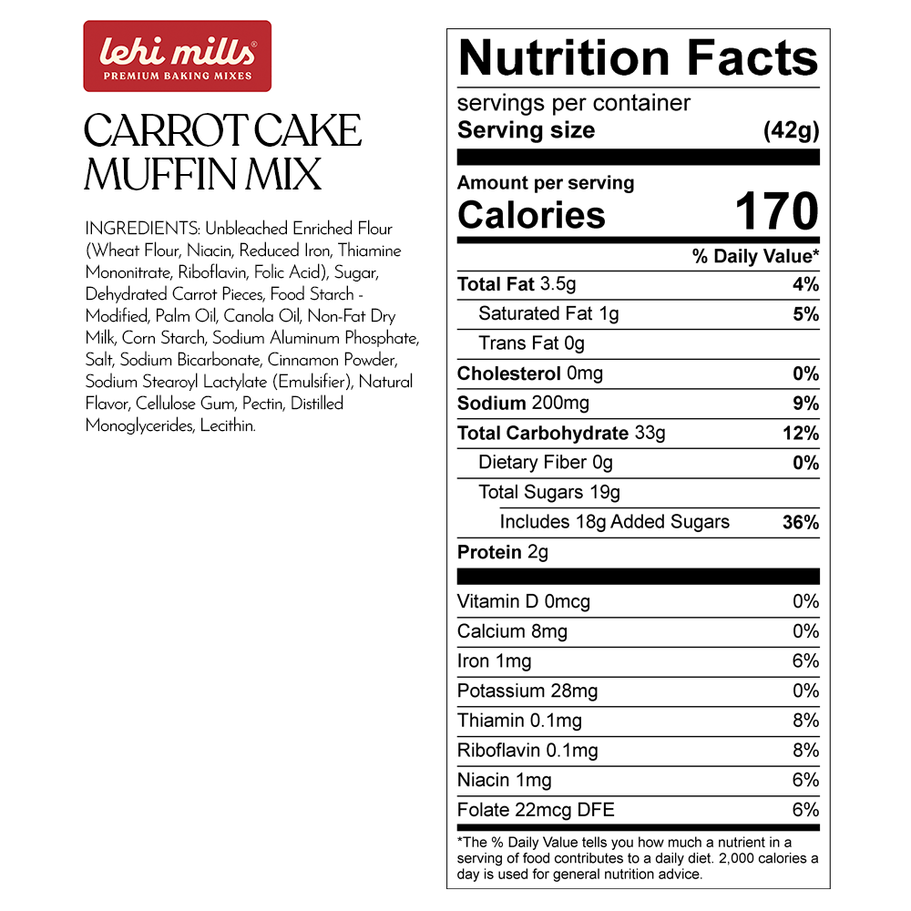 Carrot Cake Muffin Mix (Online Exclusive)
