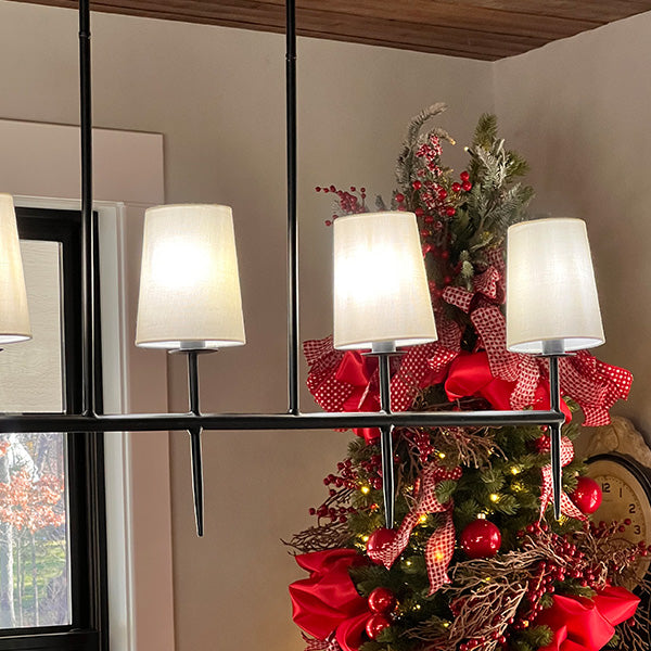 5 Light Linear Modern Chandelier (Online Exclusive)