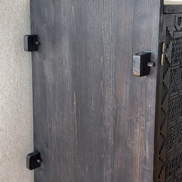 48 Inch Carved Pattern Wood Console Table (Online Exclusive)