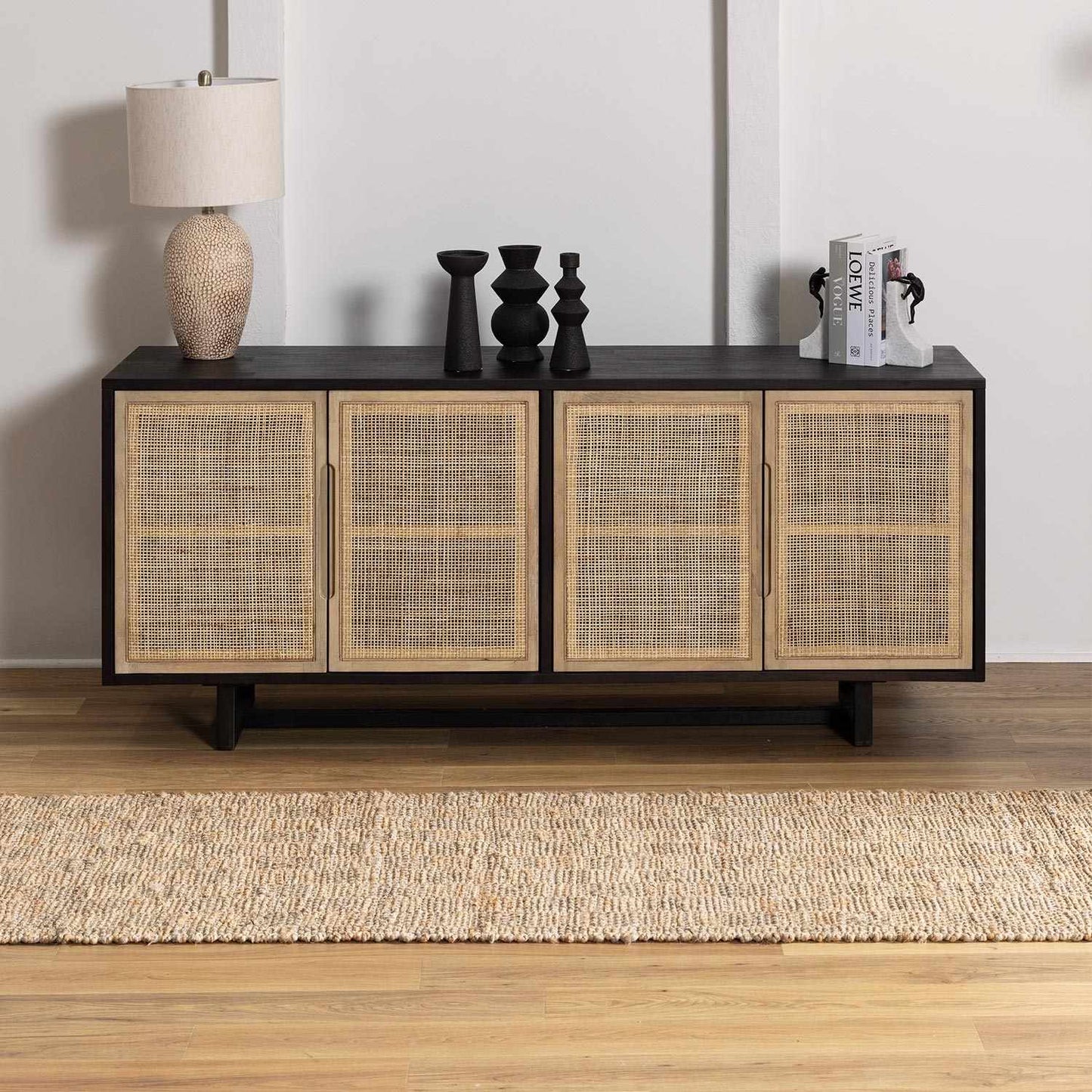 Lonut Checkered Jute Area Rug - Promo  (online exclusive