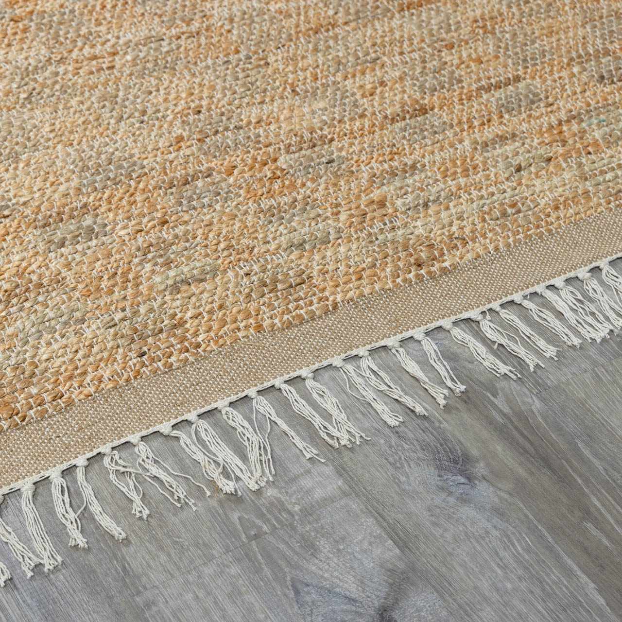 Lonut Checkered Jute Area Rug - Promo  (online exclusive
