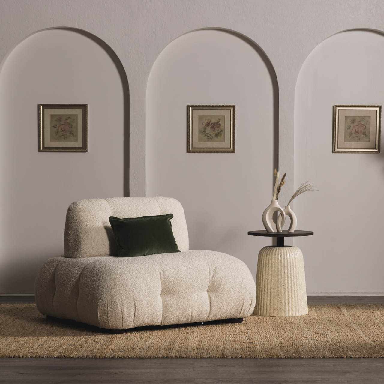 Lonut Checkered Jute Area Rug - Promo  (online exclusive