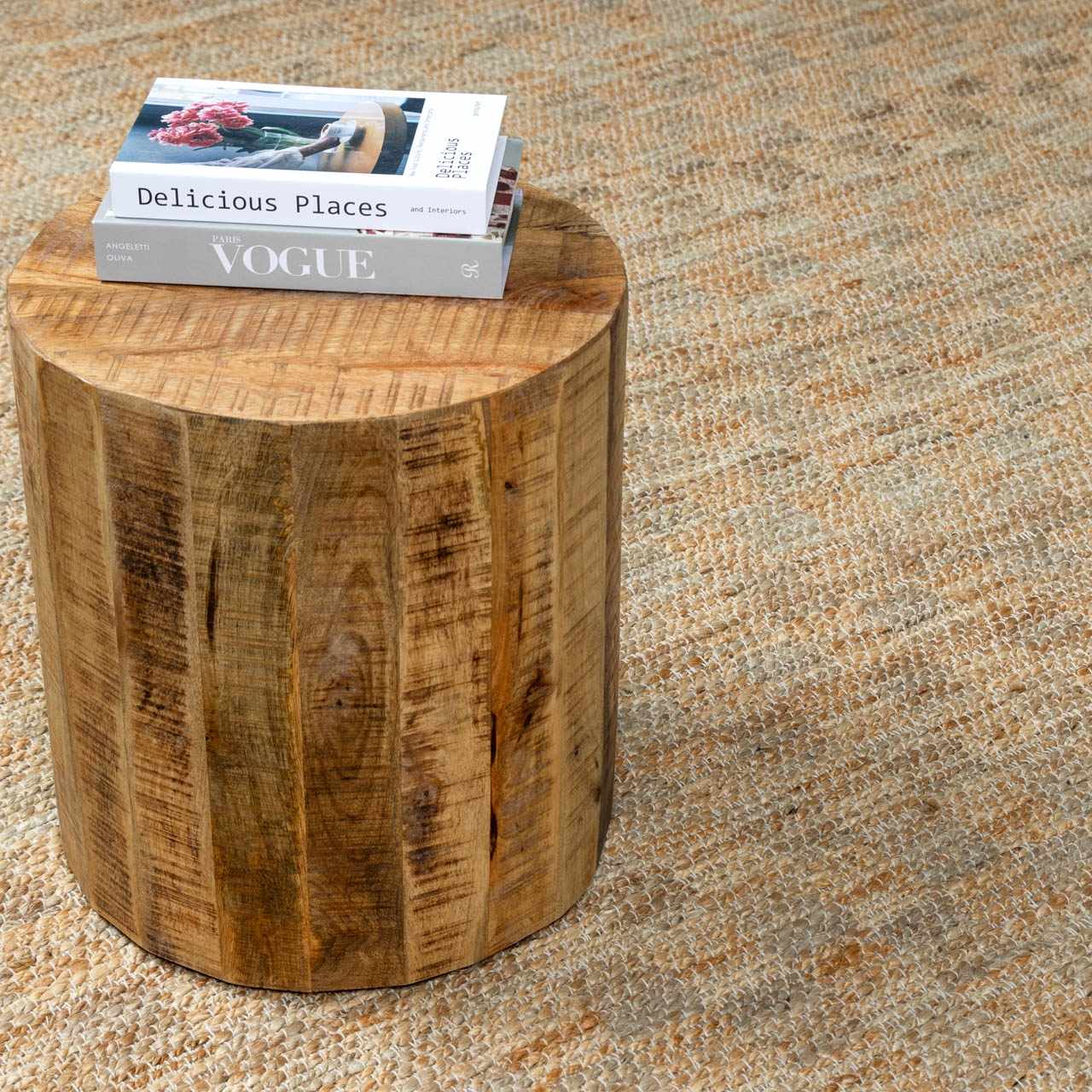 Lonut Checkered Jute Area Rug - Promo  (online exclusive