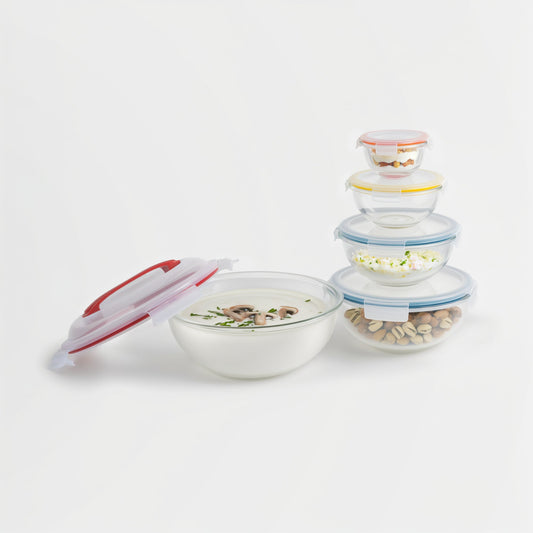 Borosilicate Glass Mixing Bowl Set (5 Bowls) (Online Exclusive)