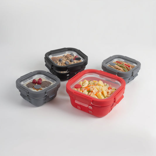 Glass Containers + Lids Set (Online Exclusive)