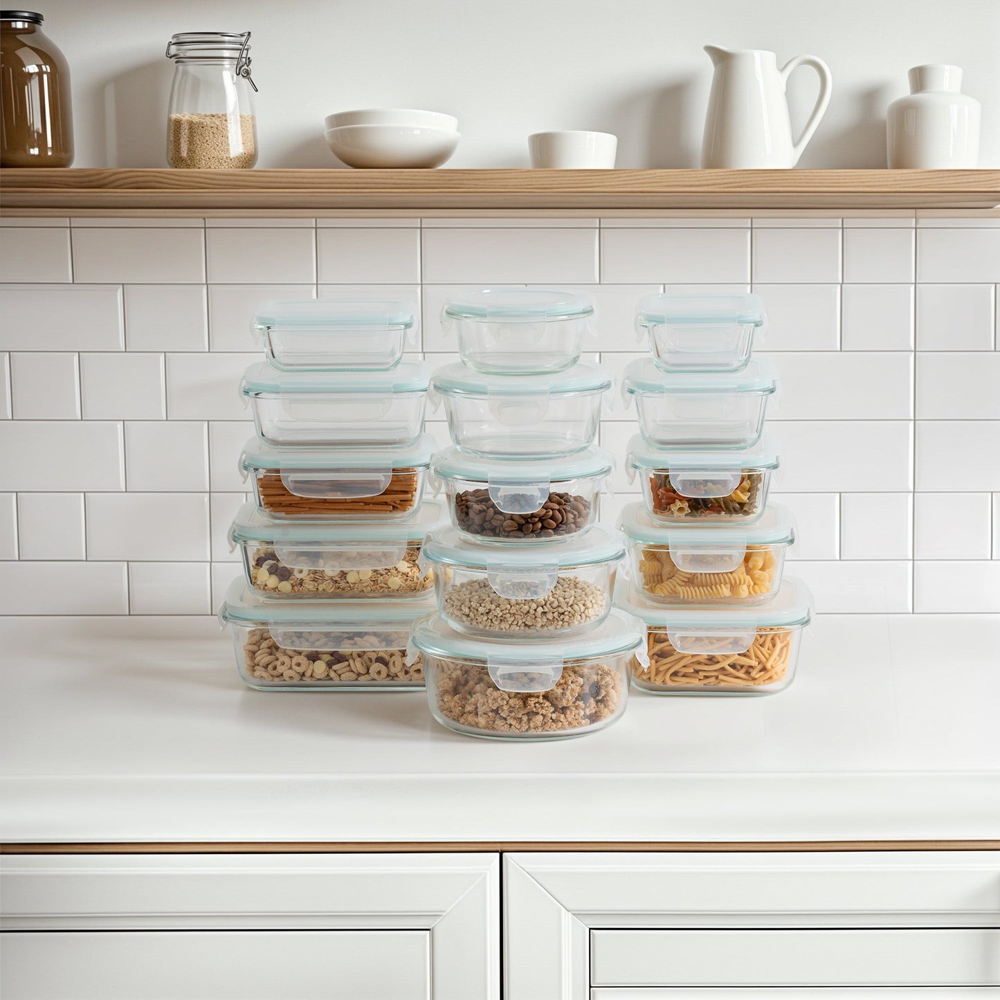 15 Container Borosilicate Glass Set (Online Exclusive)