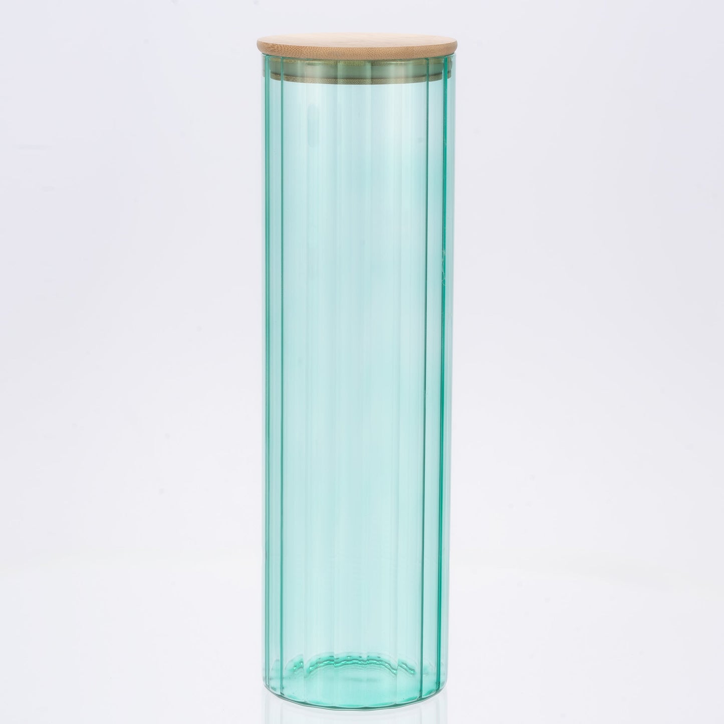 Glass Canister Set & Bamboo Lid - Diamond Blue (Online Exclusive)