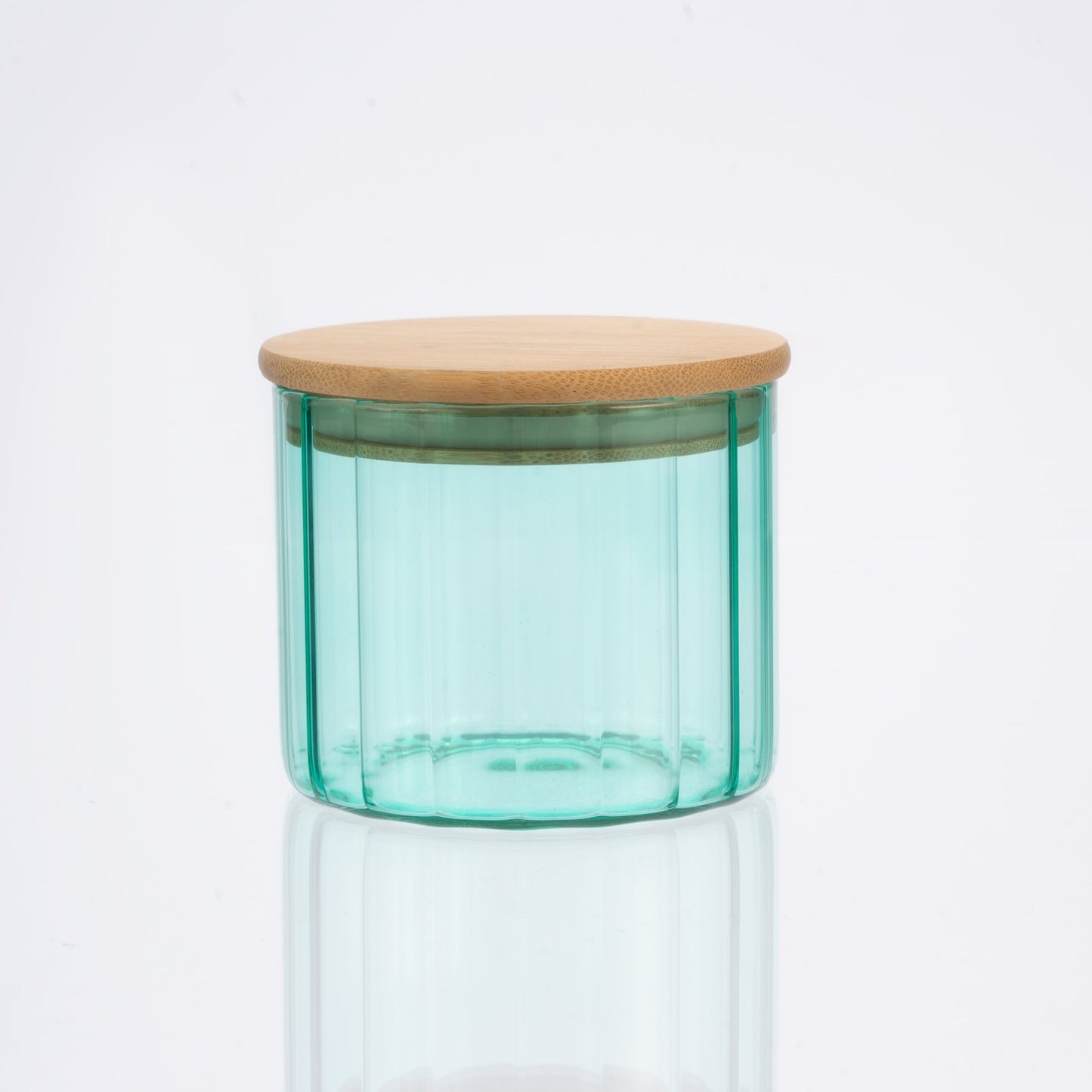 Glass Canister Set & Bamboo Lid - Diamond Blue (Online Exclusive)