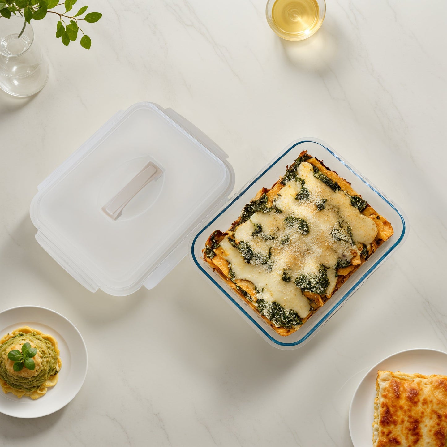 Bake & Carry Glass Set (5 Containers, Vanilla) (Online Exclusive)
