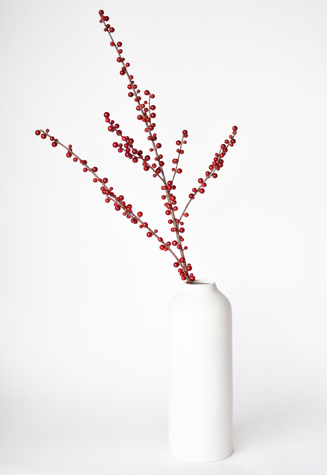 36" Faux Outdoor Red Berry Stem (Online Exclusive)