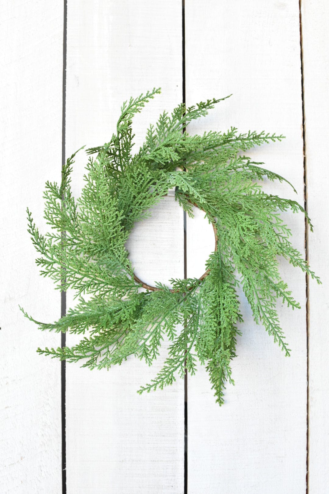 Small Cedar Wreath (4.5" Center Ring) CW2 (Online exclusive)