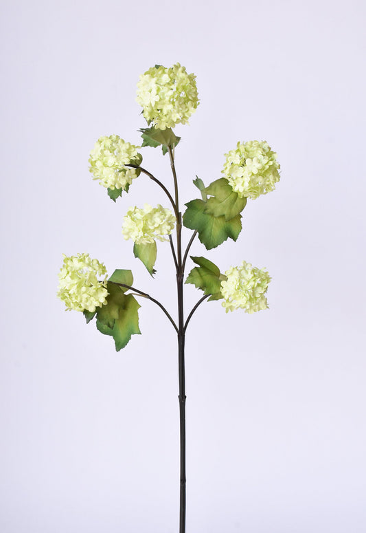 30" Faux Green Snowball Hydrangea Stem  (online exclusive)