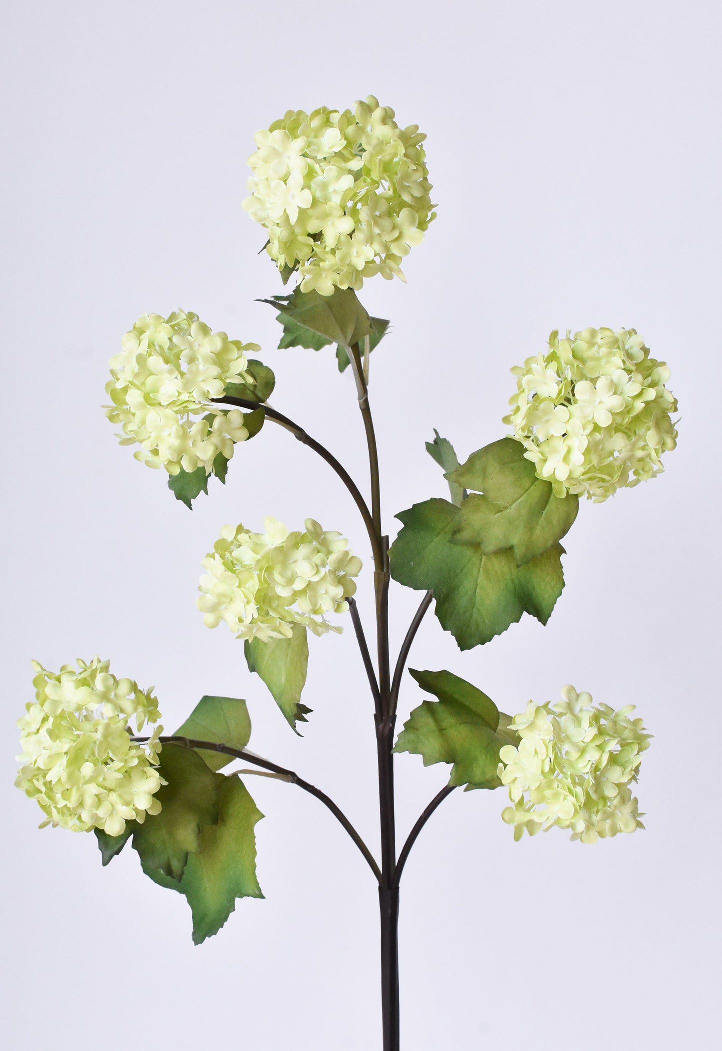 30" Faux Green Snowball Hydrangea Stem  (online exclusive)