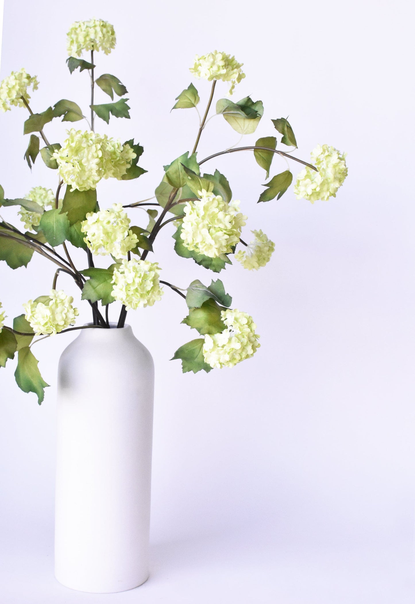 30" Faux Green Snowball Hydrangea Stem  (online exclusive)