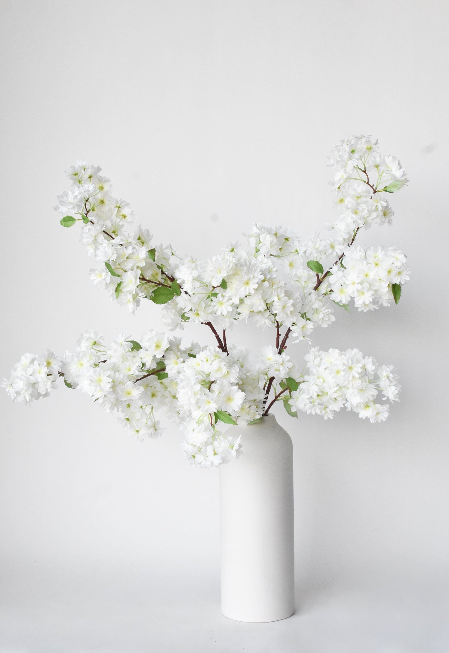 40" Faux Cherry Blossom Branch Stem Cream  (online exclusive)