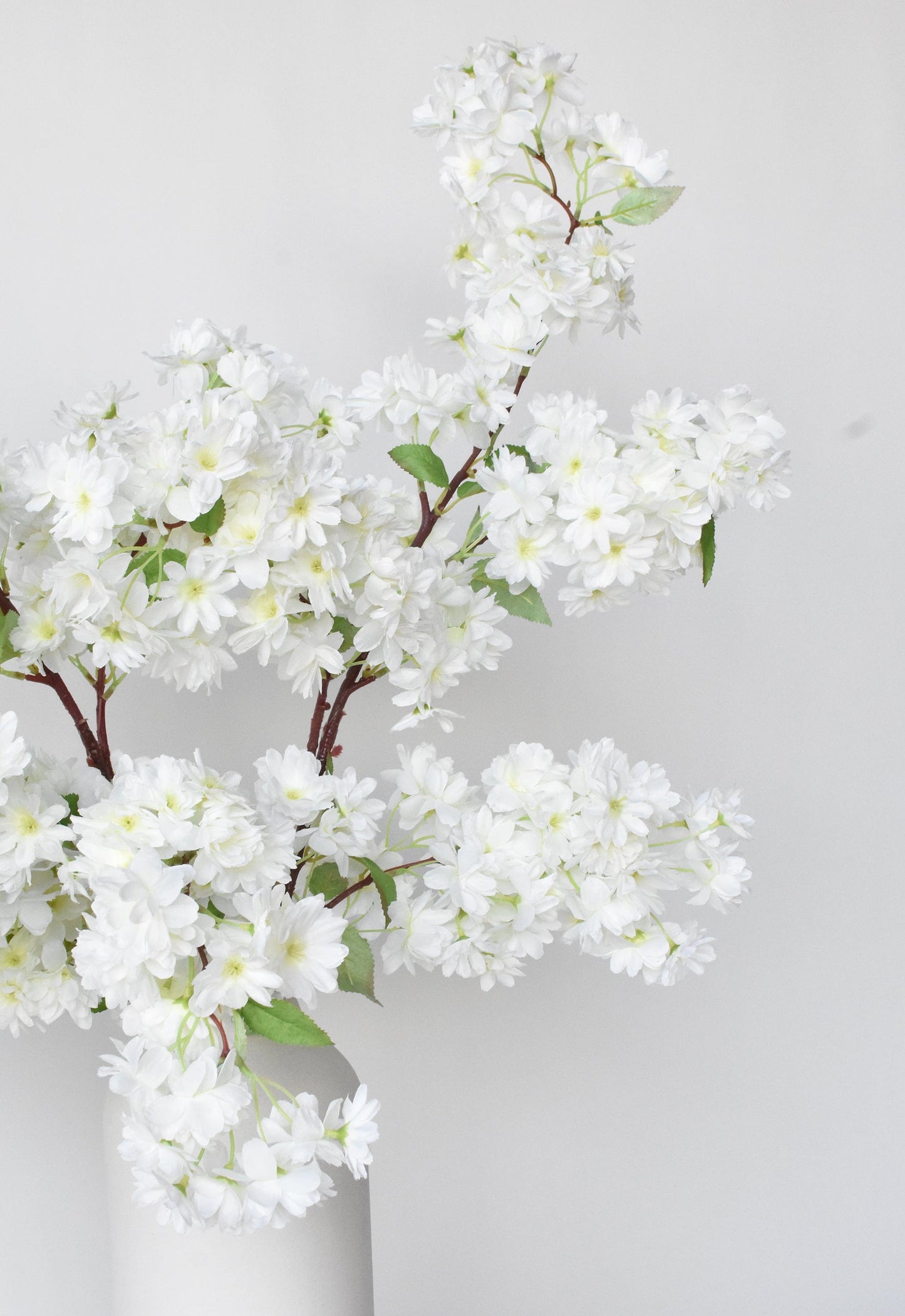 40" Faux Cherry Blossom Branch Stem Cream  (online exclusive)