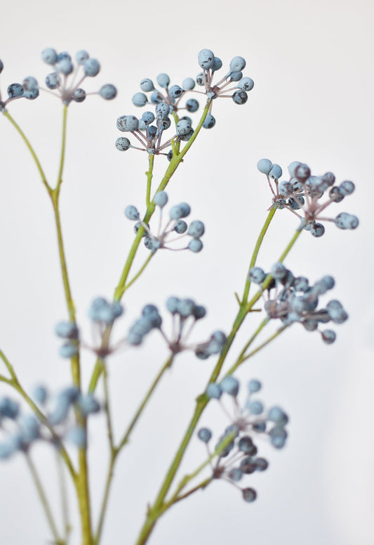 28.5" Faux Blue Berry Spray (Online exclusive)