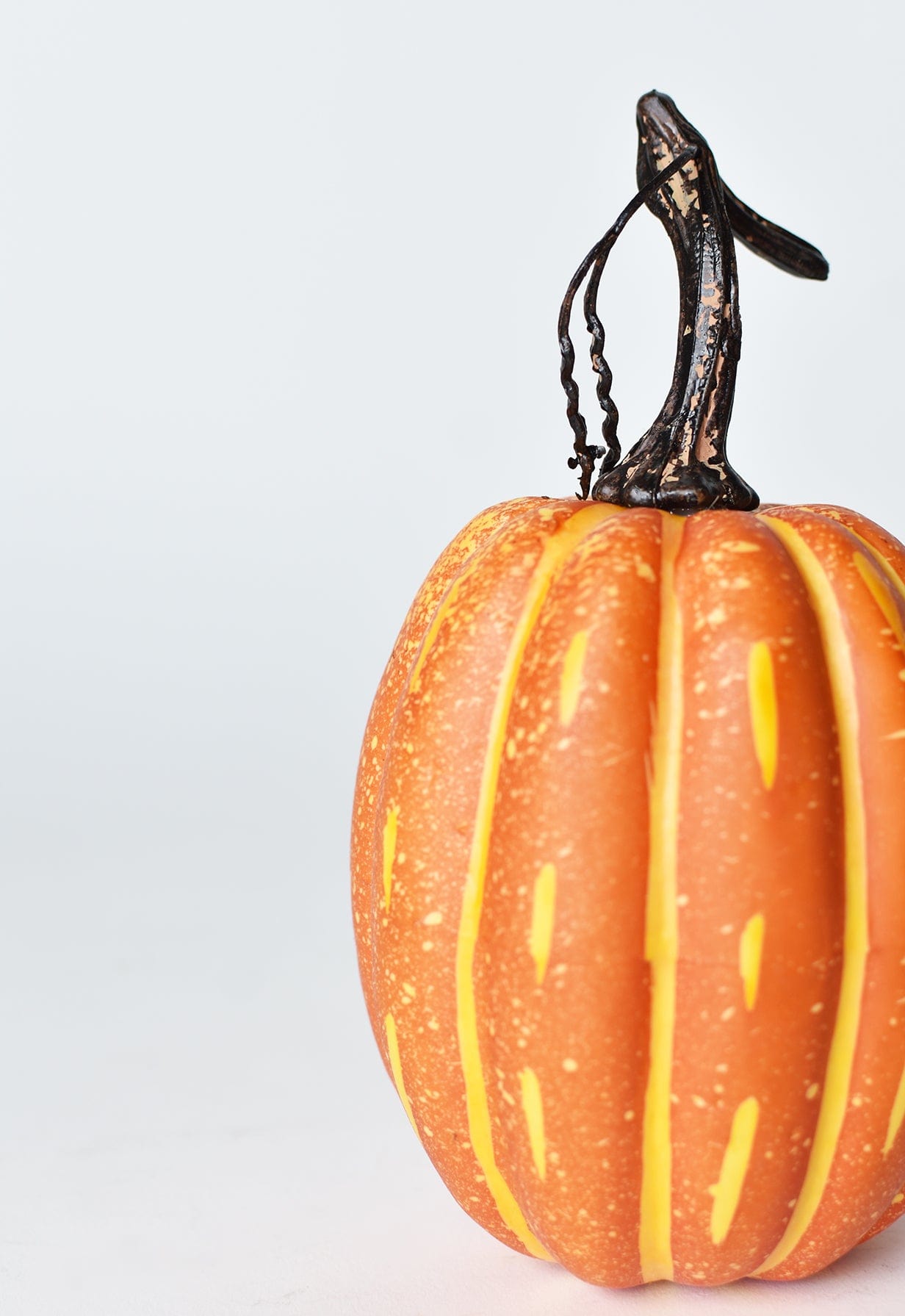 Tall Faux Orange Pumpkin (Online exclusive)