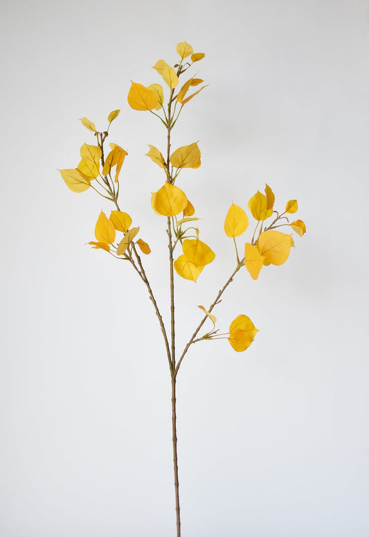 40" Faux Yellow Aspen Branch Spray (Online exclusive)