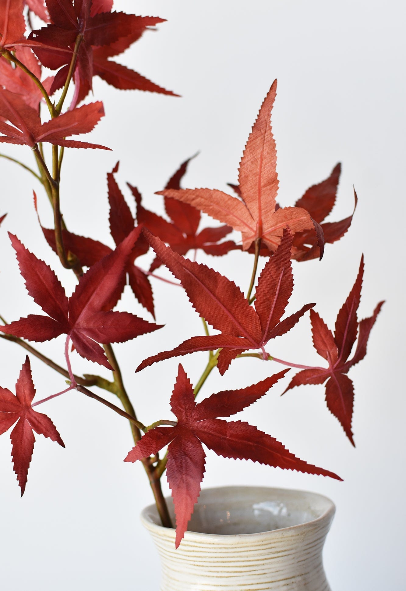 27" Faux Japanese Maple Leaf Stem (online exclusive)