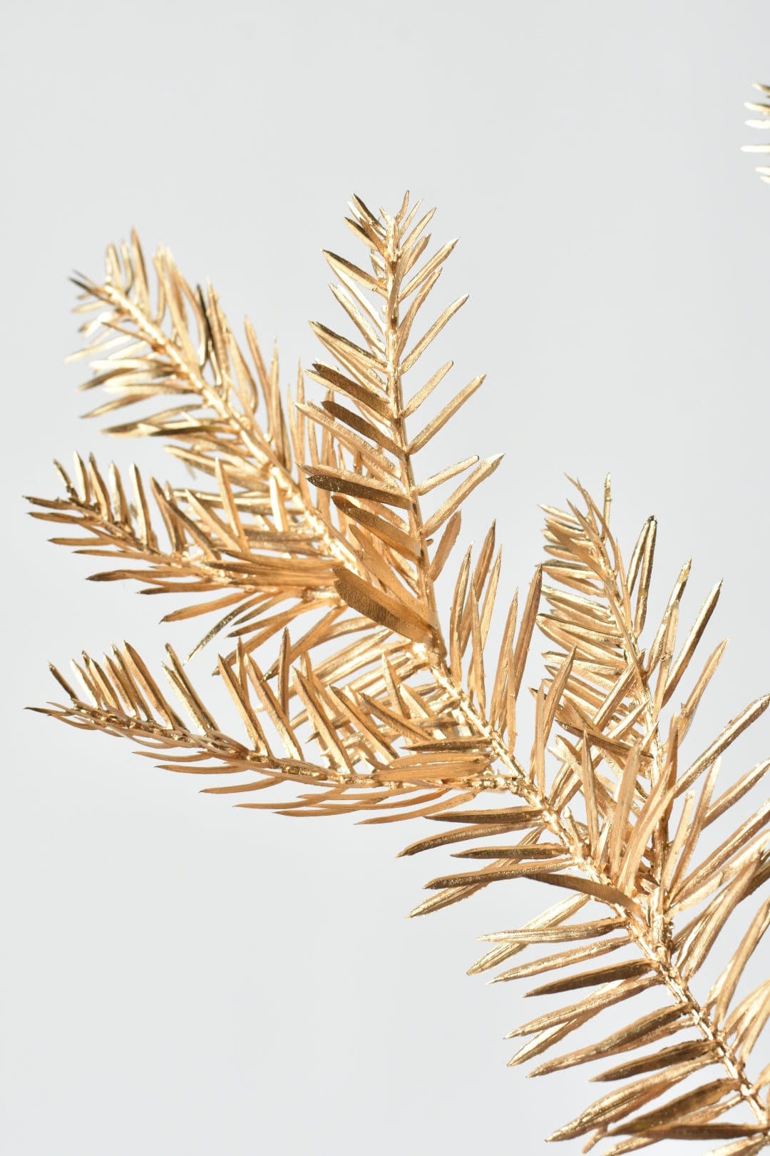 23.5" Faux Gold Metallic Hemlock Pine Spray (Online Exclusive)